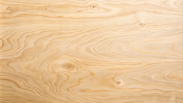 Aerial view of natural wooden surface of blank birch plywood