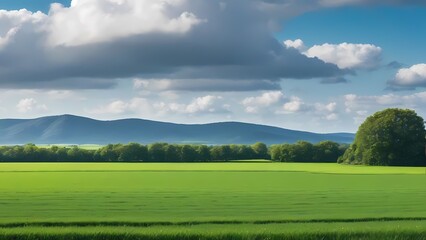 Obraz premium landscape with green grass