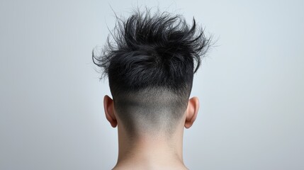 Fototapeta premium Asymmetry in Hair Loss Patterns, Discuss how conditions like male pattern baldness or alopecia can disrupt the natural symmetry of hair growth, leading to uneven hair loss on the scalp or body
