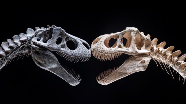 Bilateral Symmetry in Dinosaur Anatomy, Explore how dinosaurs, like most vertebrates, exhibited bilateral symmetry, where their body structures--such as limbs, eyes, and skull.