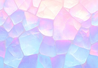 虹色の幾何学模様