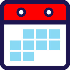 Calendar icon, calendar date icon symbol