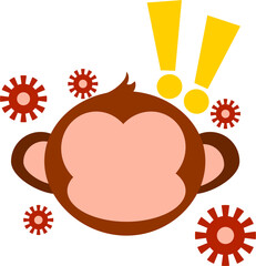 Hand with Monkeypox Virus