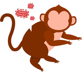 Monkeypox Virus Illustration