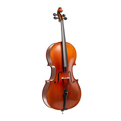 Obraz premium A cello isolated on transparent and white background