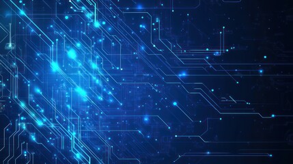 Obraz premium Abstract Technology Circuit Board Background
