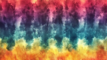 Fototapeta premium Vibrant Abstract Watercolor Design: A Colorful Expression of Lifestyle Inspiration
