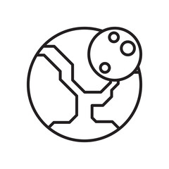 Obraz premium Space Icon