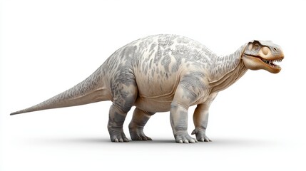 Naklejka premium Symmetry in Dinosaur Limbs, Analyze how the symmetry of front and hind limbs contributed to the balance, mobility, and hunting or foraging behavior of bipedal and quadrupedal dinosaurs