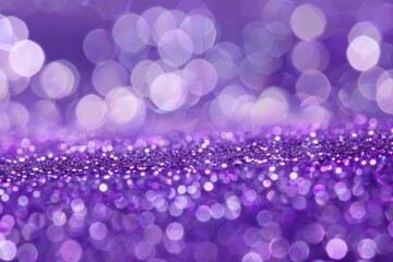 A mesmerizing display of purple glitter lights creating a dreamy and enchanting atmosphere perfect for celebrations or creative projects