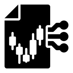 stock market, forecasting, prediction, trading, data science, application solid or glyph icon