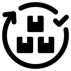 Obraz premium order fulfillment icon