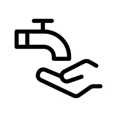 Faucet Icon Vector Symbol Design Illustration