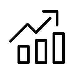 Growth Icon Vector Symbol Design Illustration