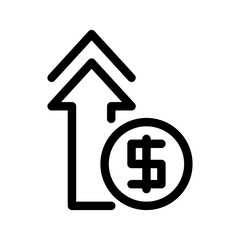 Profit Icon Vector Symbol Design Illustration