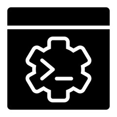 batch file, batch, batch script, terminal, bat file, programming solid or glyph icon
