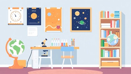 Kids' Science Corner - Educational and Fun Vector Design
