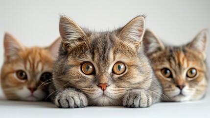 Obraz premium Three Cute Kittens