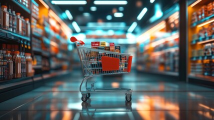 AI-based recommendation system showing product suggestions on an e-commerce website with a clean interface.