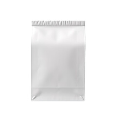 Blank product packaging isolated on transparent and white background