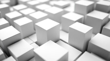 Abstract White Cubes