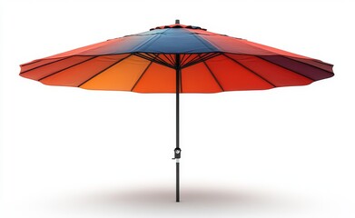 Obraz premium Beer Garden Umbrella Utopia Isolated on White