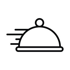Obraz premium fast food icon line vector design in trendy style