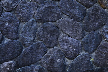 デザイン的な石垣の模様