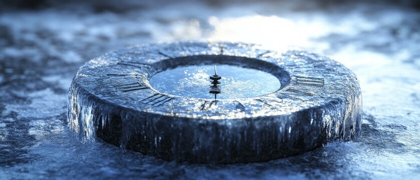 Frozen Sundial, Sundial