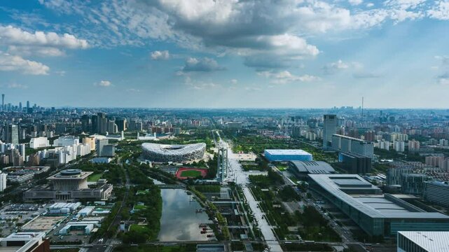 China Beijing Bird's Nest Water Cube Olympic Park