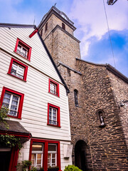 Traditional Cathedral in Monschau in Germany