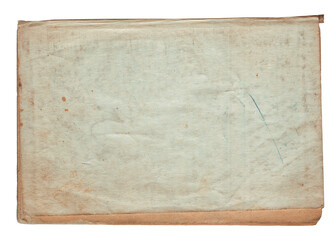 Vintage background of old ancient torn paper texture isolated