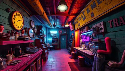 Fototapeta premium Nostalgic Vintage Interior