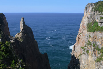 Fototapeta premium Cliff Landscape Background