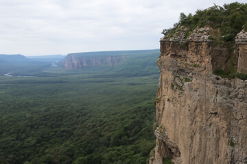Naklejka premium Cliff Landscape Background