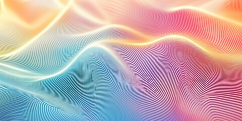 Obraz premium Abstract colorful wavy stripes background.