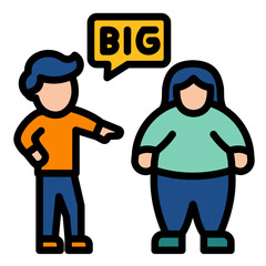 Body Shaming Icon