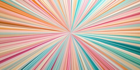 Pastel colored stripes converging to a center point.