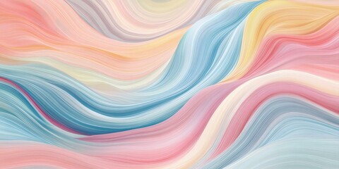 Obraz premium Abstract background with flowing pastel colors.
