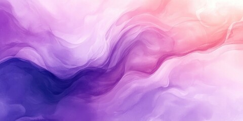 Ethereal Abstract Swirls in Soft Purple and Pink: A Visual Journey of Calm and Serenity