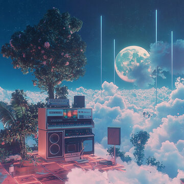 Generative AI Lo-Fi music picture