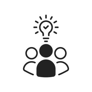 leadership or expert icon like entrepreneur insight