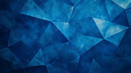 Generate a textured blue background featuring intricate geometric patterns, giving a sophisticated