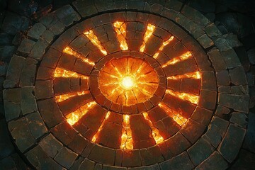 Fototapeta premium Shattered Sundial, Sundial