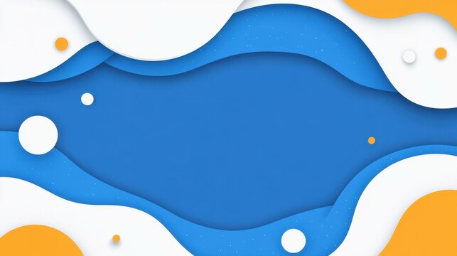 Eyecatching abstract blue background perfect for IT conference invites and business meeting banners. Modern and playful