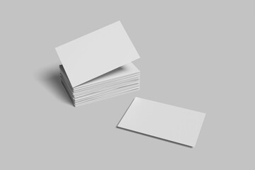 Clean Stack Business Card Mockup for showcasing your design to clients