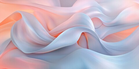 Obraz premium Abstract pink and blue flowing lines.