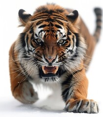 Fototapeta premium Close-up of a Roaring Tiger