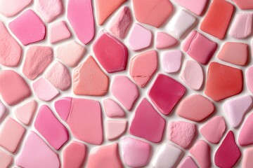Fototapeta premium An abstract background featuring a mosaic tile design with a bright color palette