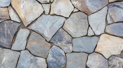 Obraz premium Grey Stone Wall Texture Background